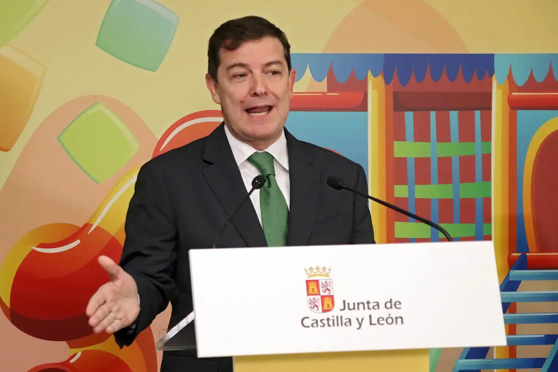 El presidente de la Junta de Castilla y León, Alfonso Fernández Mañueco.