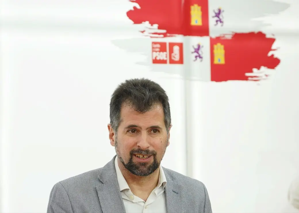 El secretario general del PSOE de Castilla y León, Luis Tudanca.