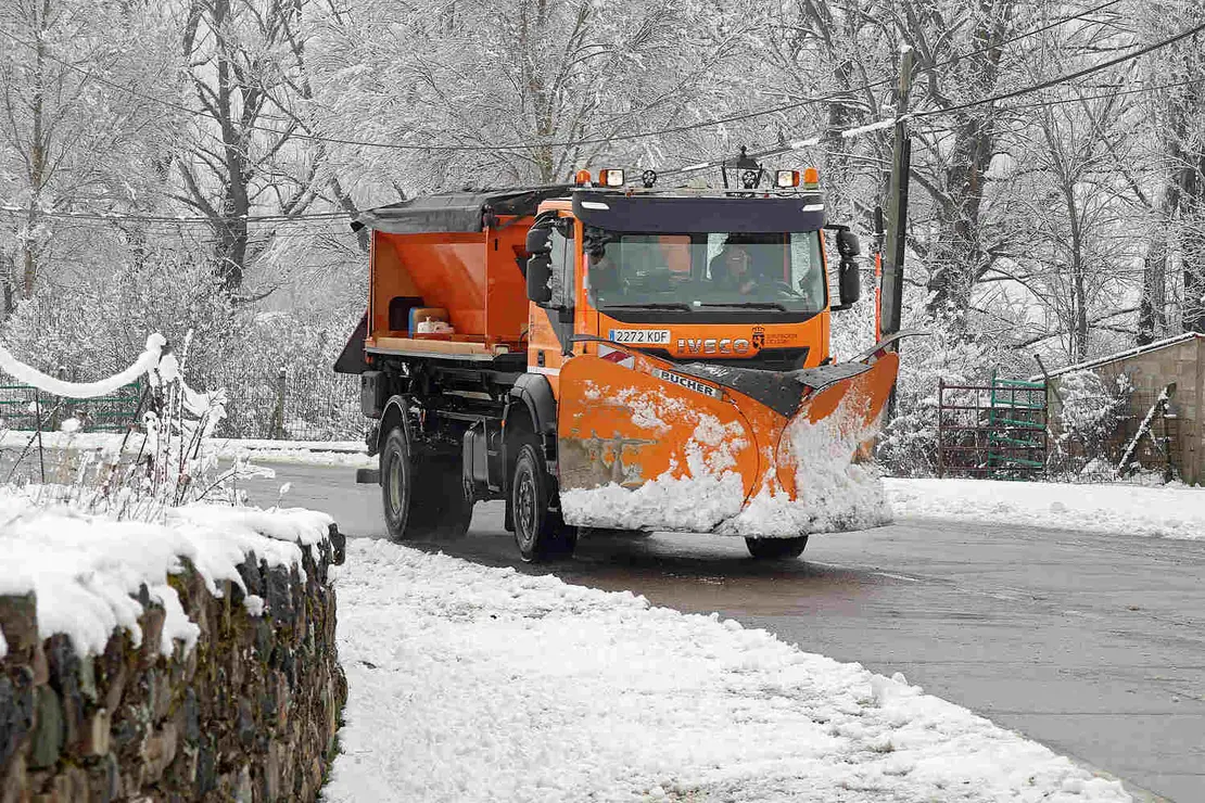 Nieve en León.