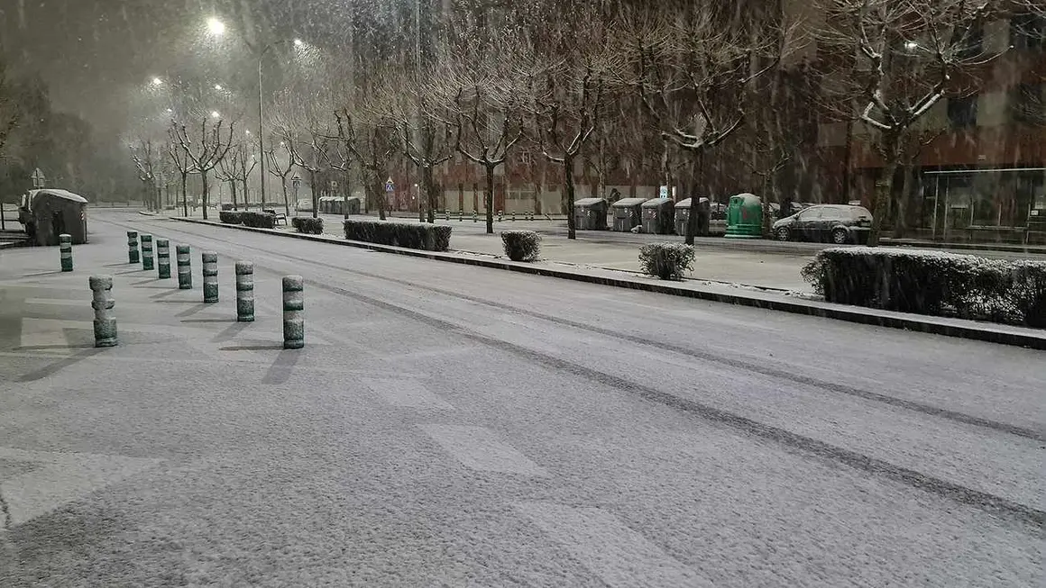 Un intenso temporal de nieve, derivado de la tormenta 'Herminia' que se encuentra sobre la zona norte del país, ha afectado en las últimas horas a León capital y provincia obligando a activar el operativo invernal en sus diferentes vertientes.