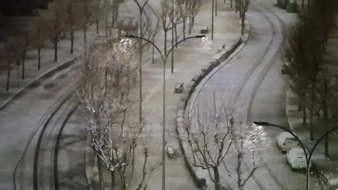 Un intenso temporal de nieve, derivado de la tormenta 'Herminia' que se encuentra sobre la zona norte del país, ha afectado en las últimas horas a León capital y provincia obligando a activar el operativo invernal en sus diferentes vertientes.