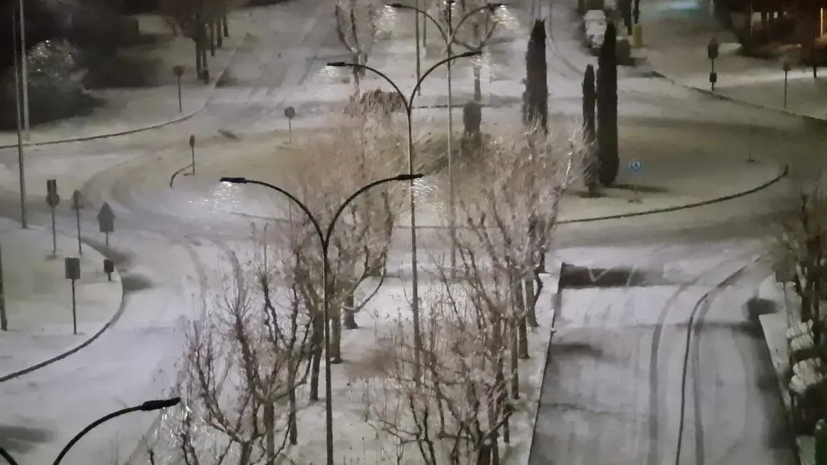 Un intenso temporal de nieve, derivado de la tormenta 'Herminia' que se encuentra sobre la zona norte del país, ha afectado en las últimas horas a León capital y provincia obligando a activar el operativo invernal en sus diferentes vertientes.