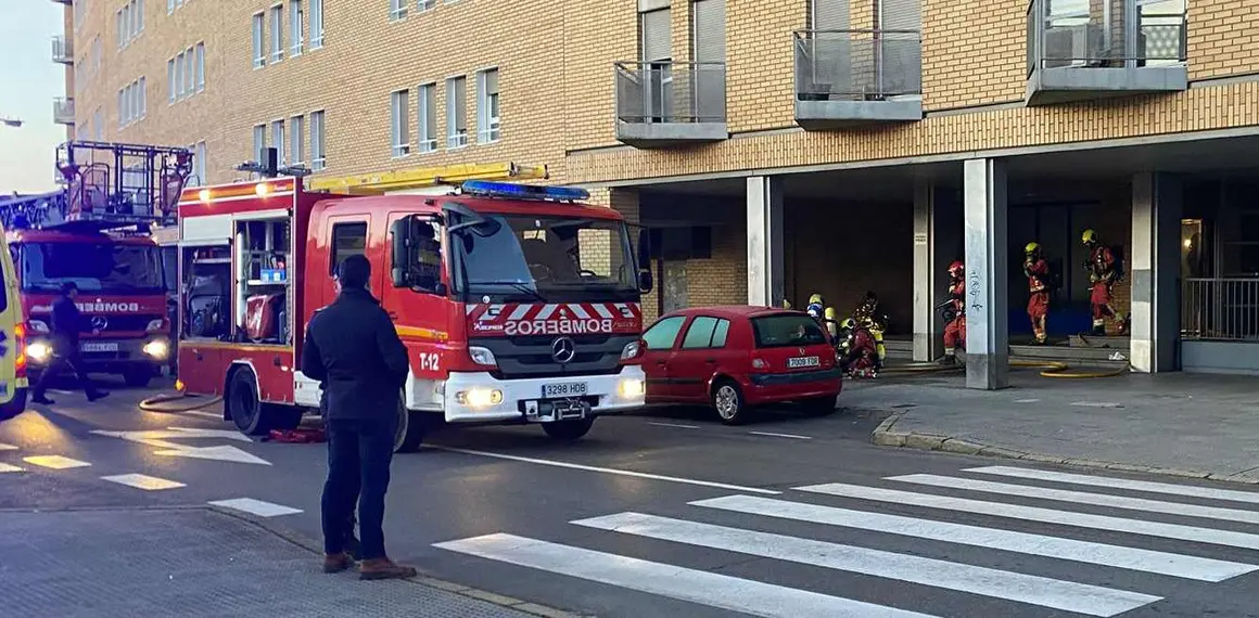Incendio en León 112