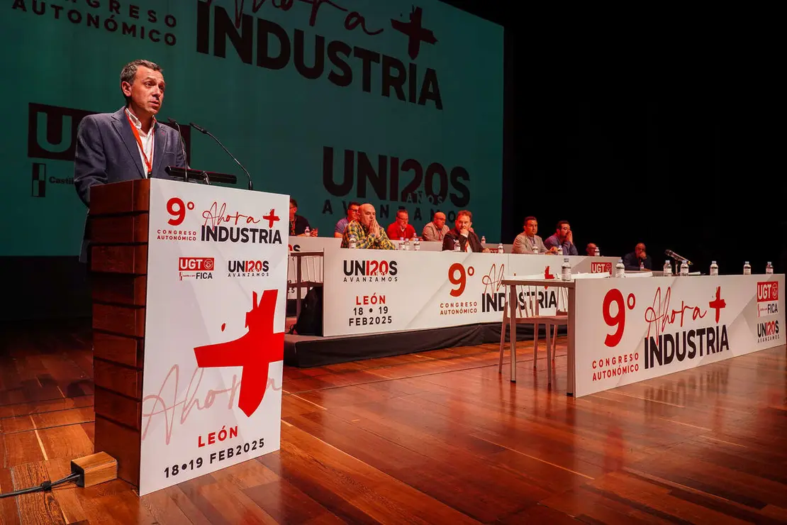 Inauguración del noveno Congreso Autonómico de la Federación de Industria, Construcción y Agro de UGT Castilla y León (10)