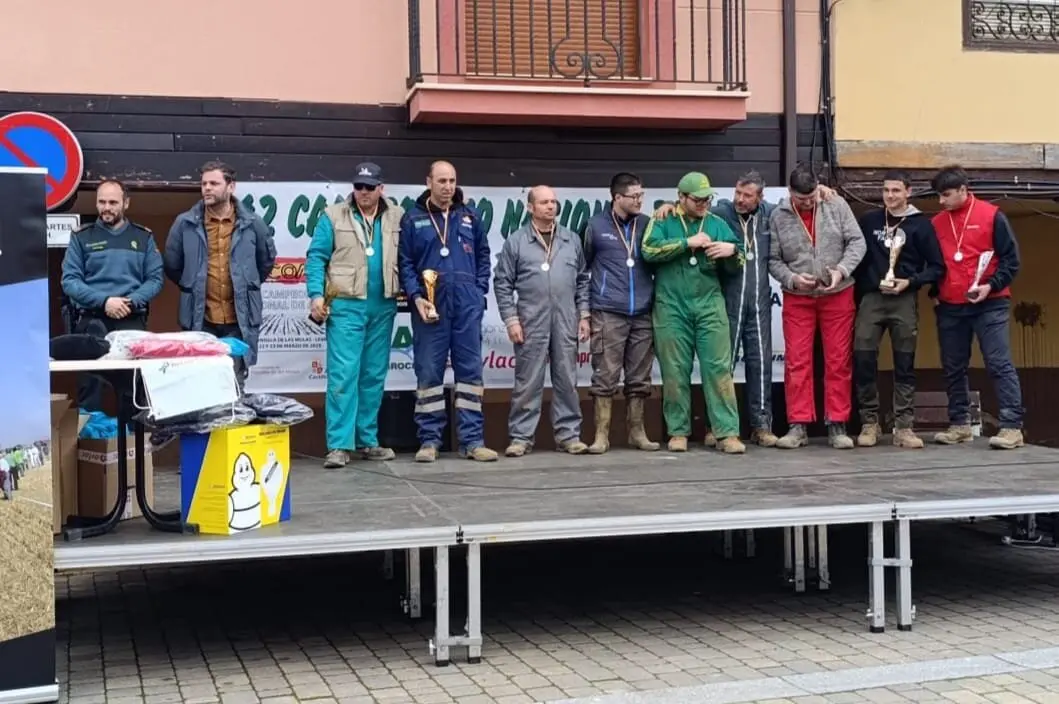 Entrega de premios del 42º Campeonato Nacional de Arada en la localidad de Mansilla de las Mulas.