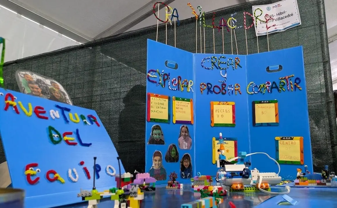 El CRA Villacedré recibe la mención a la mejor solución en la final de la First Lego League España.