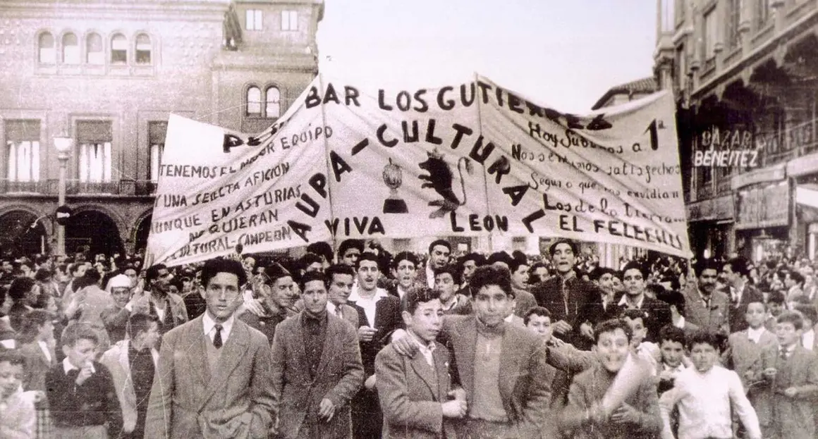 El 11 de abril de 1955, la Cultural y Deportiva Leonesa alcanzaba la cima del fútbol español tras vencer al Real Avilés por 3-2.