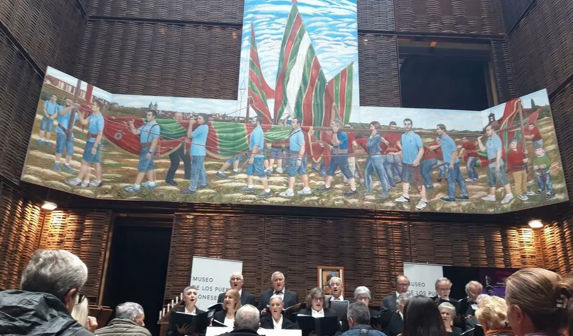 Coro de Santa María en el Rito de Tinieblas.