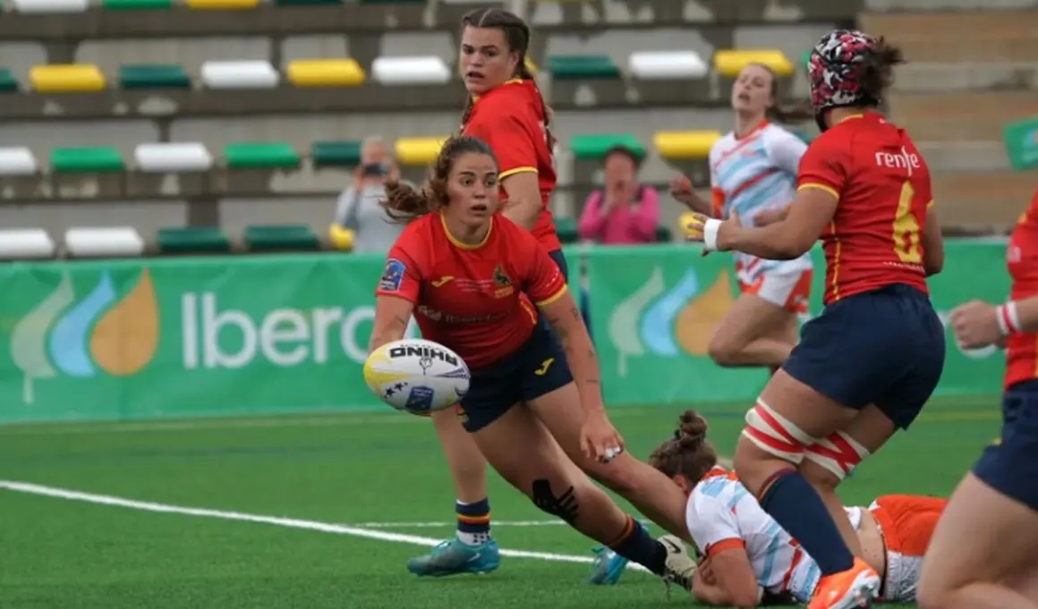 Las Leonas durante su encuentro contra Países Bajos en el que consiguieron el liderato europeo.2