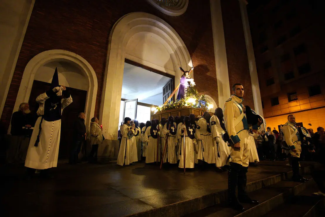 Procesión del Silencio de Ponferrada. Foto: César Sánchez.