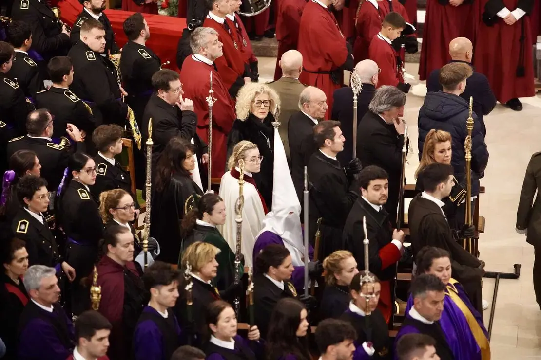 Celebración del acto del Desenclavo de Cristo tras la suspensión de la procesión organizada por la Cofradía del Santo Cristo del Desenclavo Foto Campillo (20).jpeg