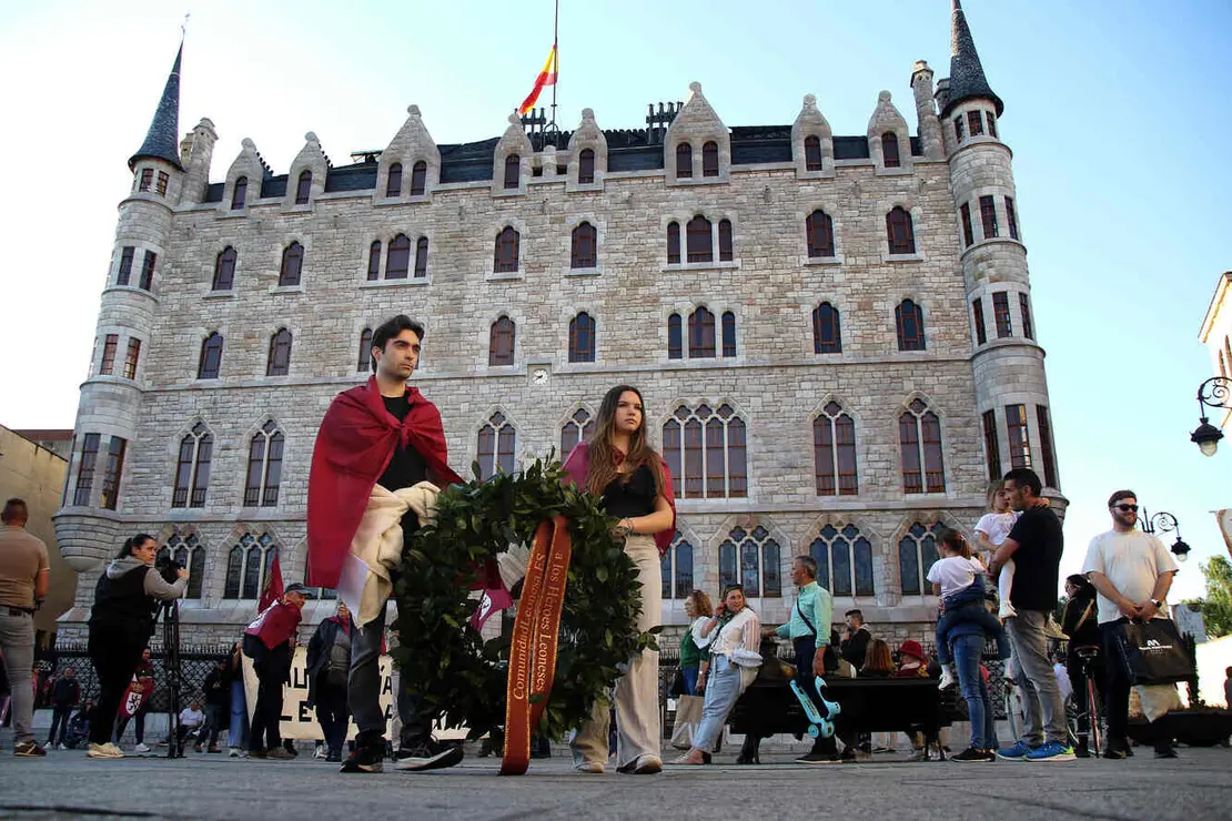 Homenaje a los héroes leoneses de la Guerra de Independencia Fotos Peio García (5)