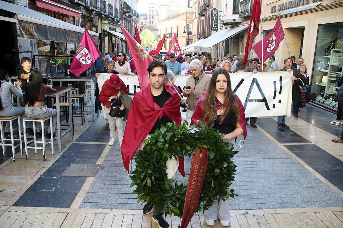 Homenaje a los héroes leoneses de la Guerra de Independencia Fotos Peio García (11)