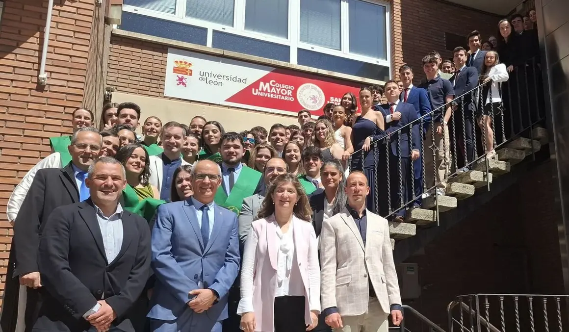 Celebración de la tradicional fiesta patronal del Colegio Mayor San Isidoro de la Universidad de León.