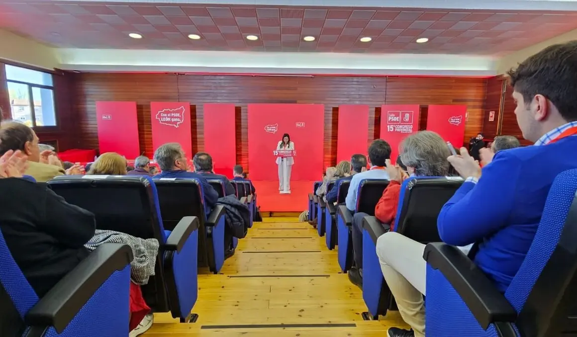 Comienzo del 15°Congreso Provincial del PSOE León.