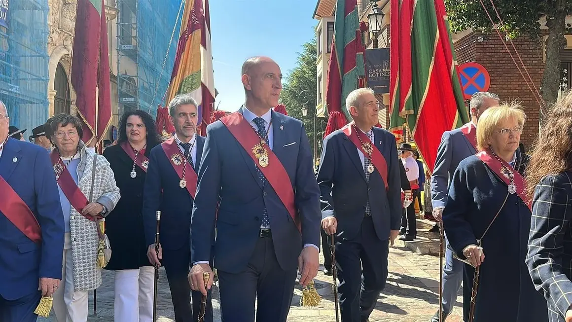 Celebración de la Ceremonia de las Cabezadas en León. Foto Ayuntamiento de León.