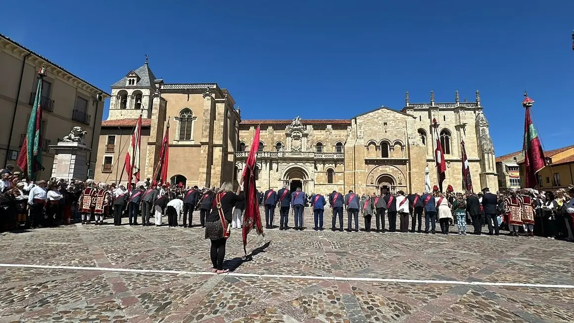 Celebración de la Ceremonia de las Cabezadas en León. Foto Ayuntamiento de León.