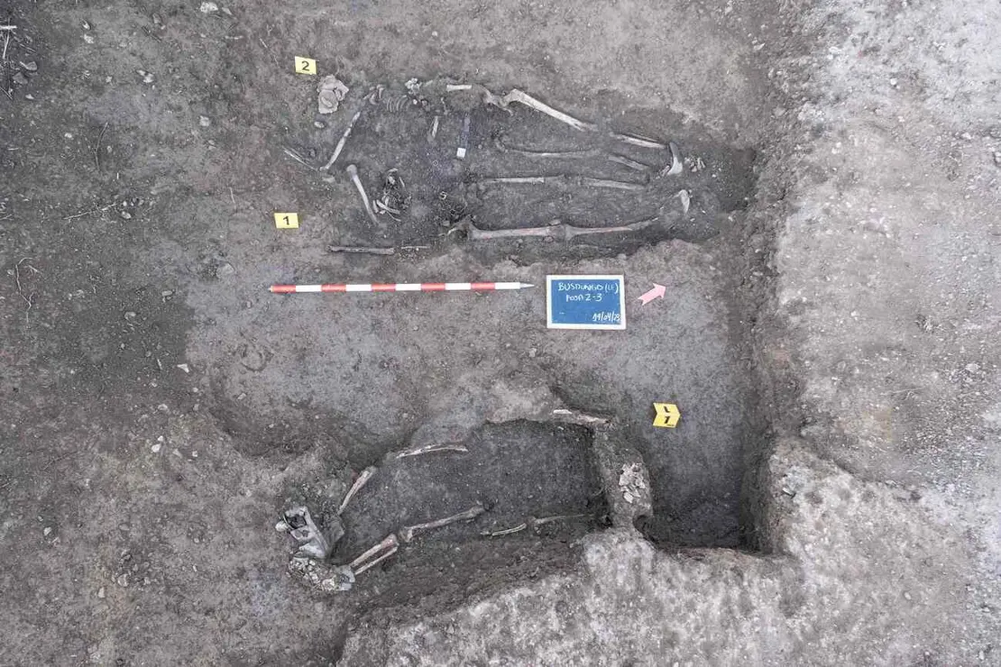 Exhumaciones realizadas durante los trabajos acometidos en Busdondo (36)