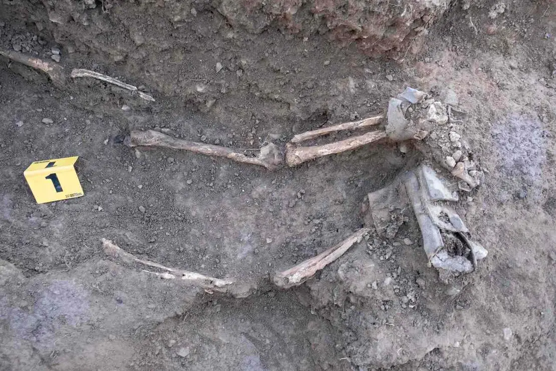 Exhumaciones realizadas durante los trabajos acometidos en Busdondo (37)