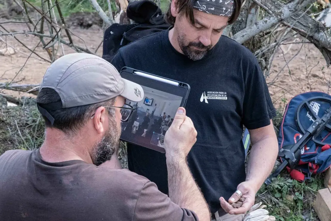 Exhumaciones realizadas durante los trabajos acometidos en Busdondo (43)