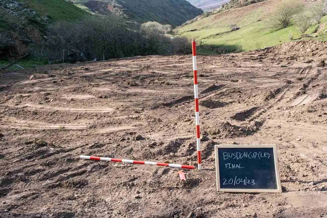 Exhumaciones realizadas durante los trabajos acometidos en Busdondo (50)