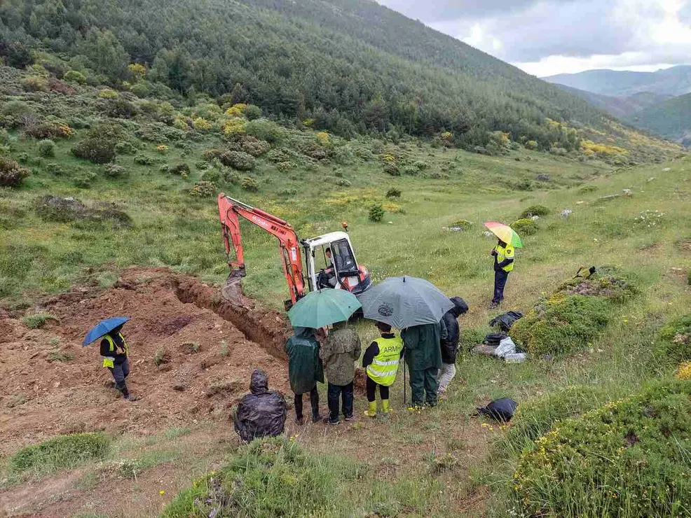 Exhumación realizada en la localidad de Sena de Luna (16)