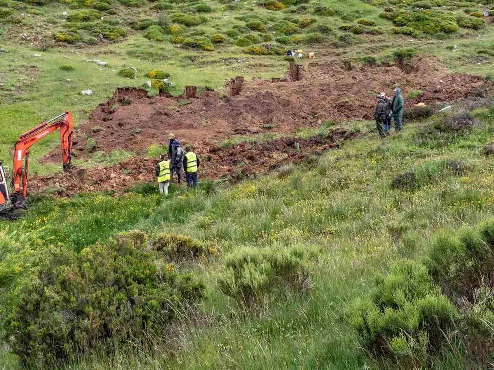 Exhumación realizada en la localidad de Sena de Luna (33)