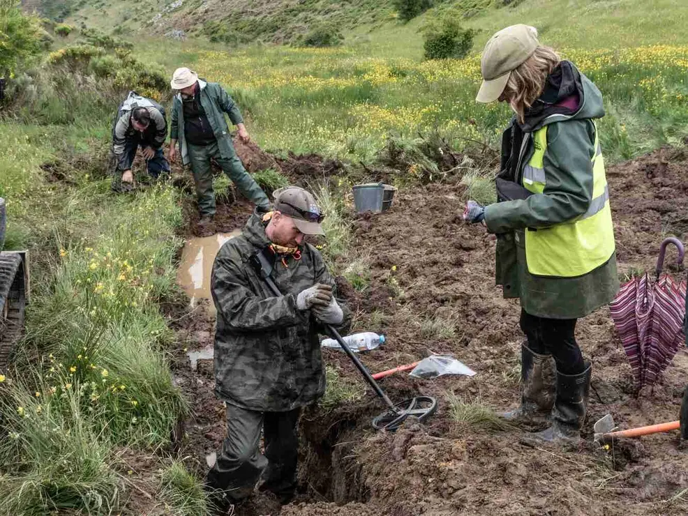 Exhumación realizada en la localidad de Sena de Luna (34)