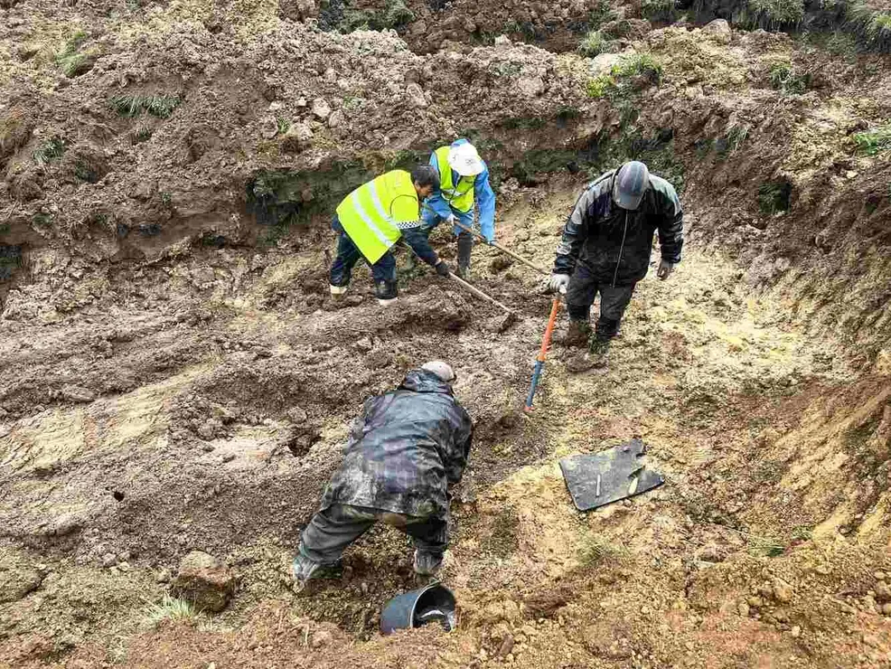 Exhumación realizada en la localidad de Sena de Luna (39)