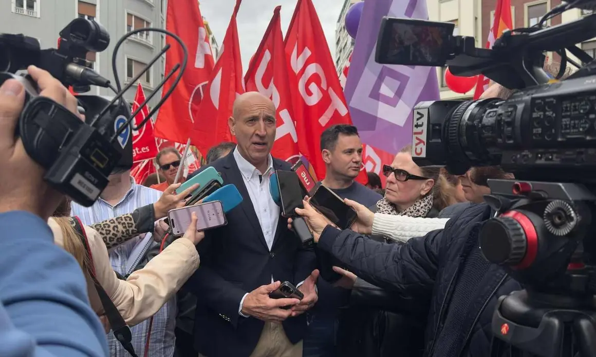 José Antonio Diez, durante su comparecencia ante los medios.