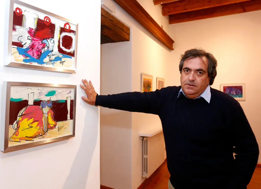 El pintor Manuel Carlos Cachafeiro Ruiz, presenta la exposición 'Retratos de León'