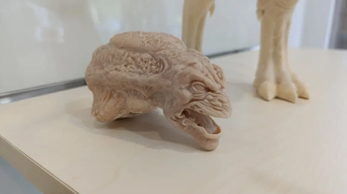 Nueva escultura en la que se encuentra trabajando Jorge Pérez.