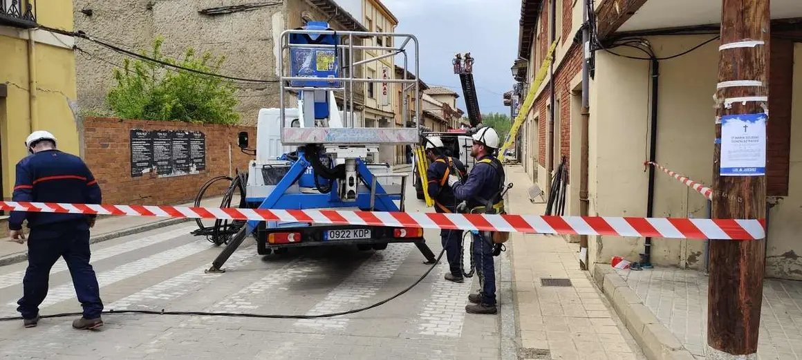 Incendio de una vivienda deshabitada en Mansilla de las Mulas (León)