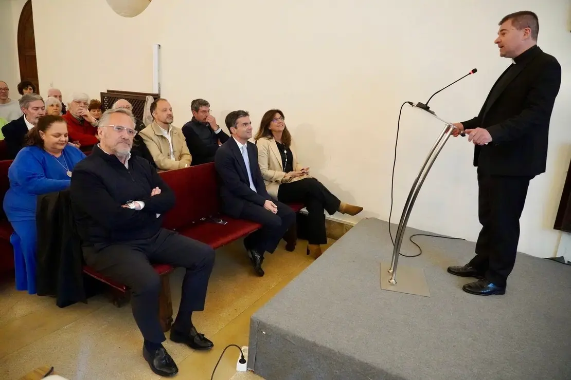 El presidente de las Cortes Autonómicas y de la Fundación de Castilla y León, Carlos Pollán, asiste a la presentación del proyecto ‘Nostra et Mundi’