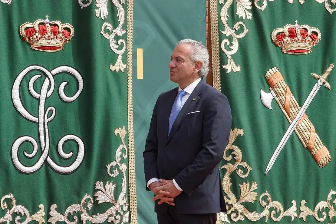 El general de Brigada José Antonio Fernández de Luz de las Heras y el delegado del Gobierno, Nicanor Sen Vélez, presiden el acto conmemorativo del 181 aniversario de la fundación de la Guardia Civil al que también asisten el presidente de las Cortes de Castilla y León, Carlos Pollán, el consejero de la Presidencia, Luis Miguel González Gago, y el alcalde de León, José Antonio Diez