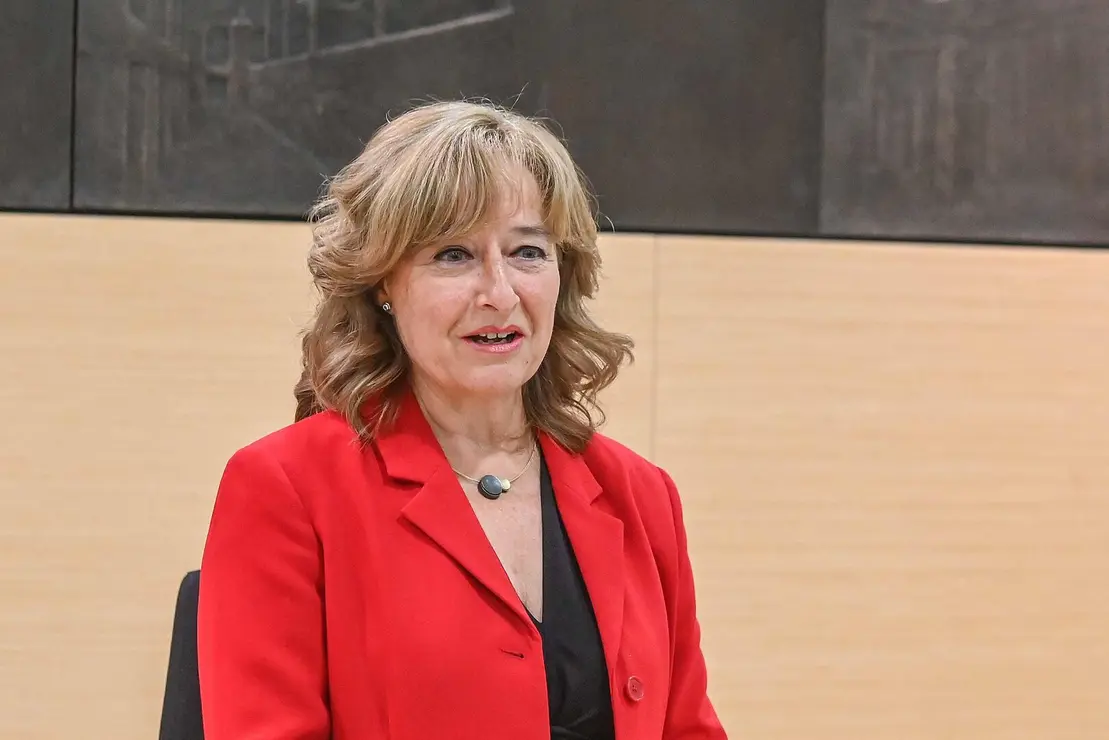 La presidenta del Tribunal Superior de Justicia de Castilla y León (TSJCyL), Ana del Ser, presenta la Memoria Judicial de 2024
