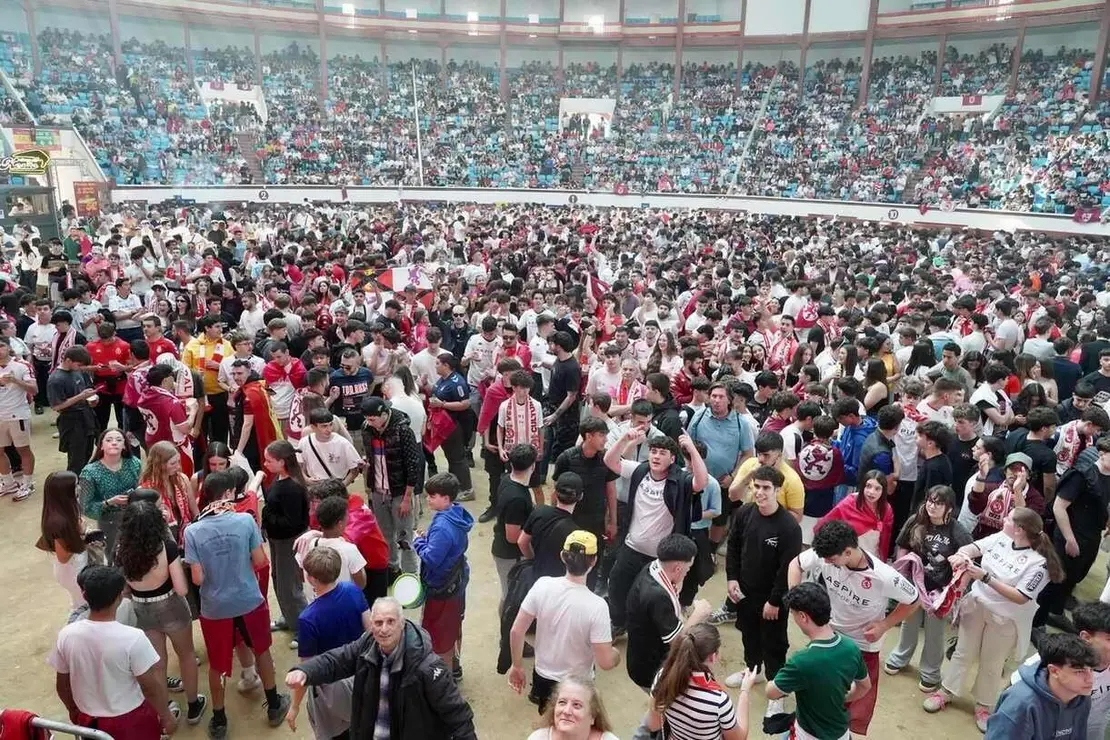 Fanzone de la Cultural y Deportiva Leonesa en el León Arena