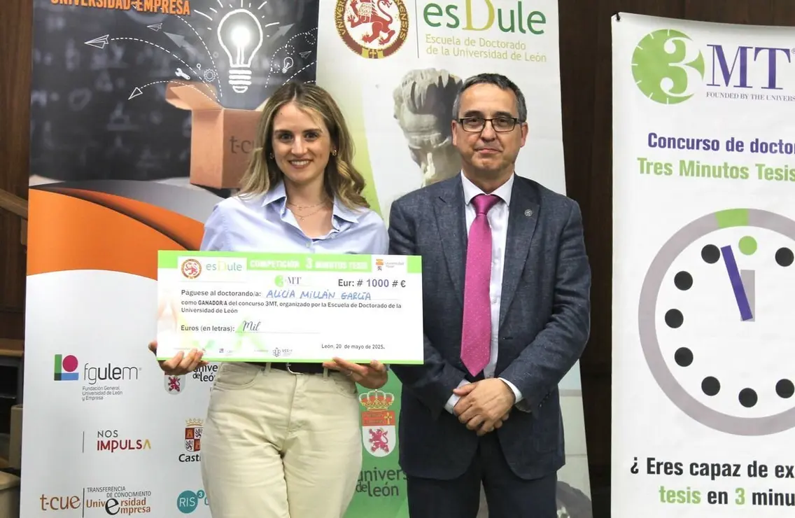 Primer premio, Alicia Millán García. / ULE
