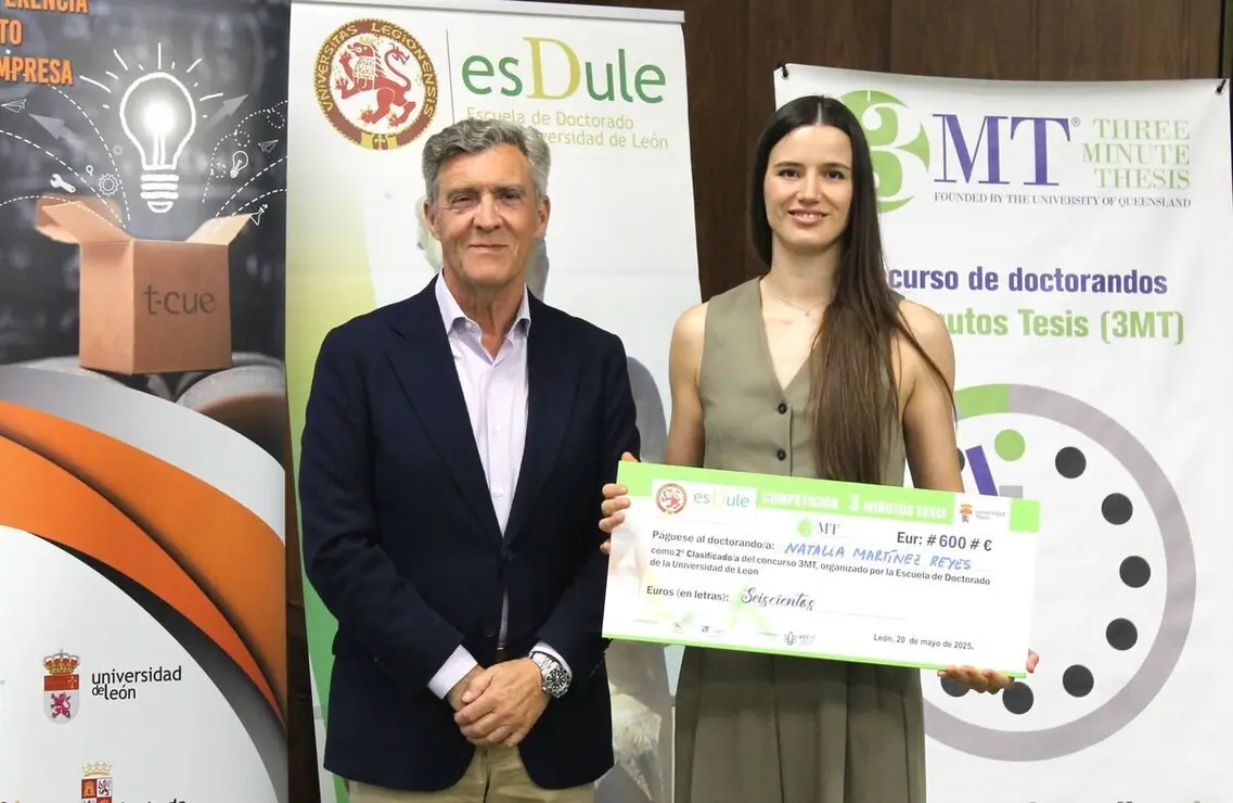 Segundo premio, Natalia Martínez Reyes. / ULE