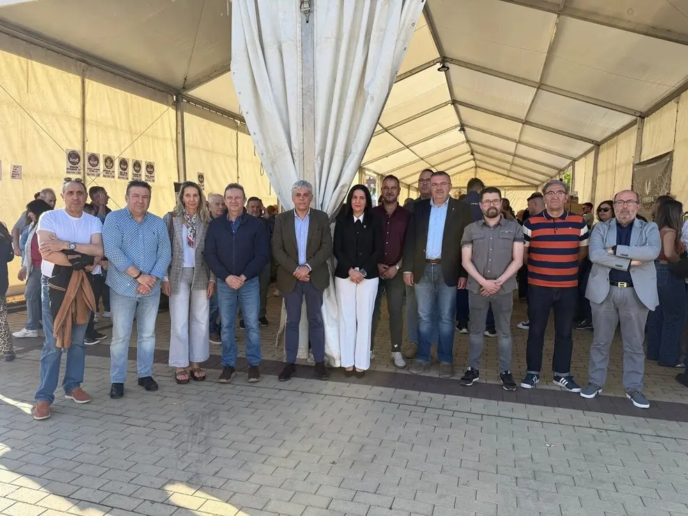 Inauguración de la II Feria de Artesanos Cerveceros de San Andrés.