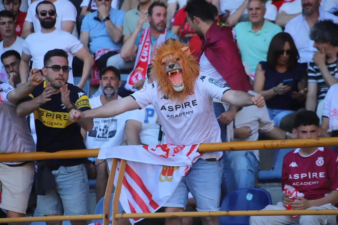 El Reino de León vibró con un ambiente inolvidable en una jornada de sufrimiento y gloria. El empate ante el Andorra (1-1) fue suficiente para devolver al equipo a la categoría de plata del fútbol español. La ciudad celebra por todo lo alto. Fotos: Isaac Llamazares