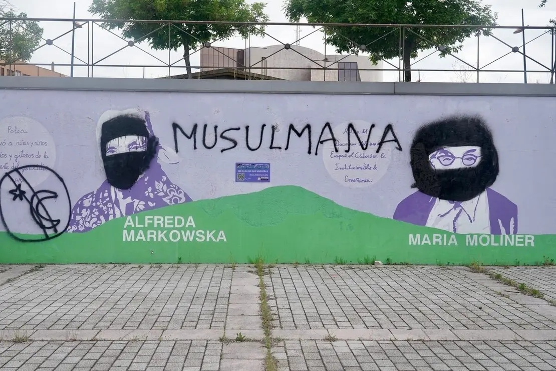El mural feminista de León sufre una nueva vandalización