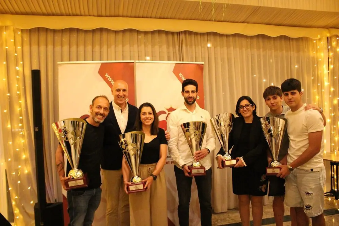 Un instante de la Gala del fútbol leonés. Foto: Ayuntamiento de León.