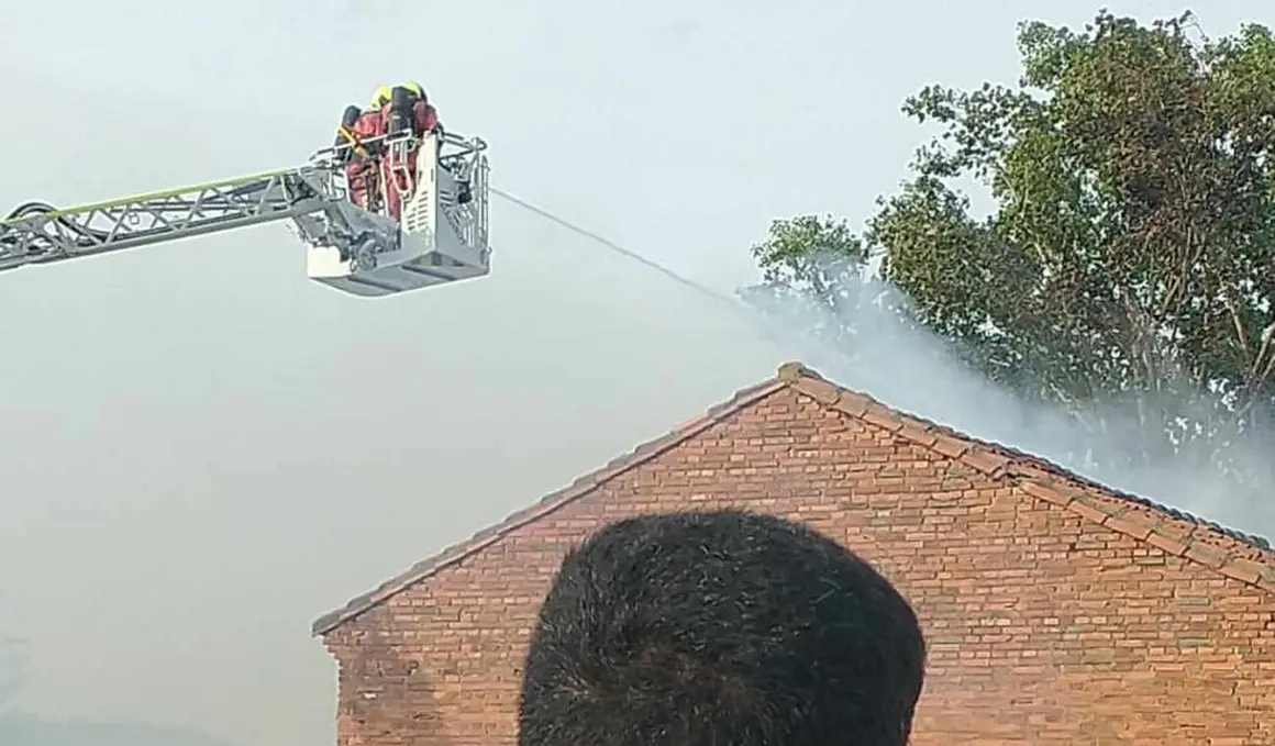Incendio casa 13