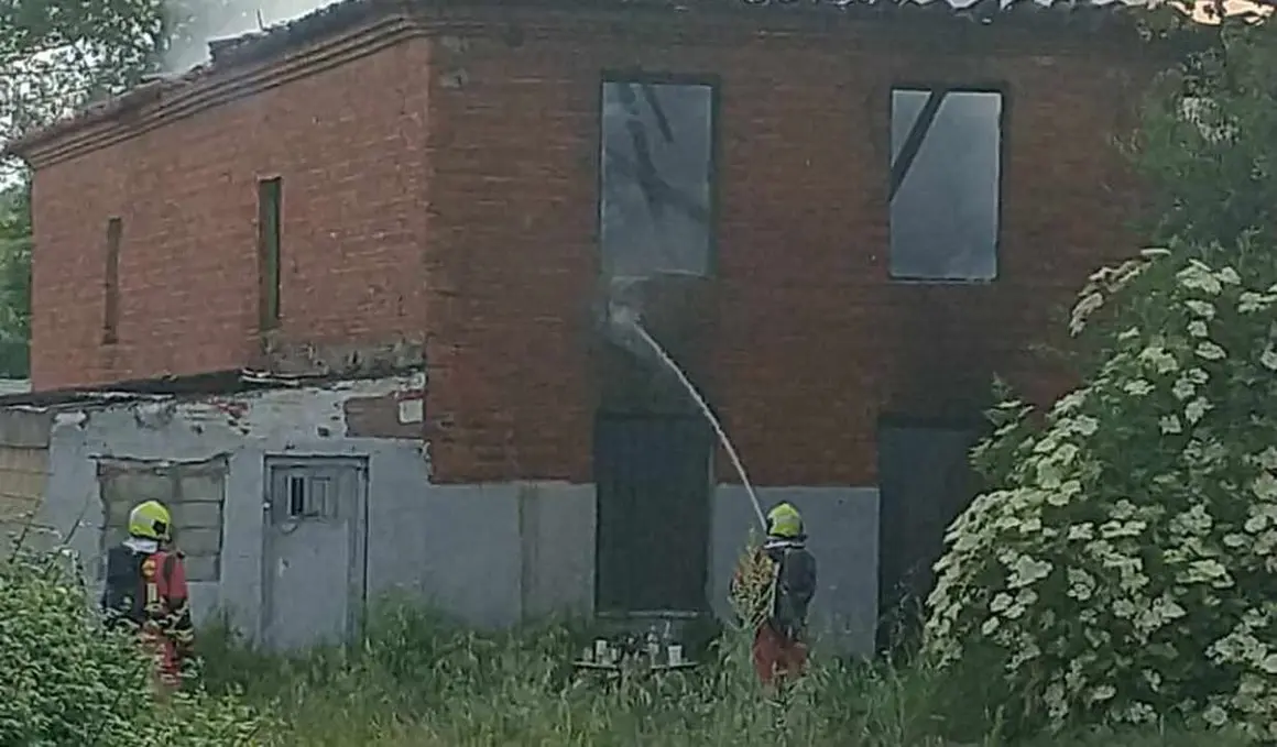 Incendio casa 123