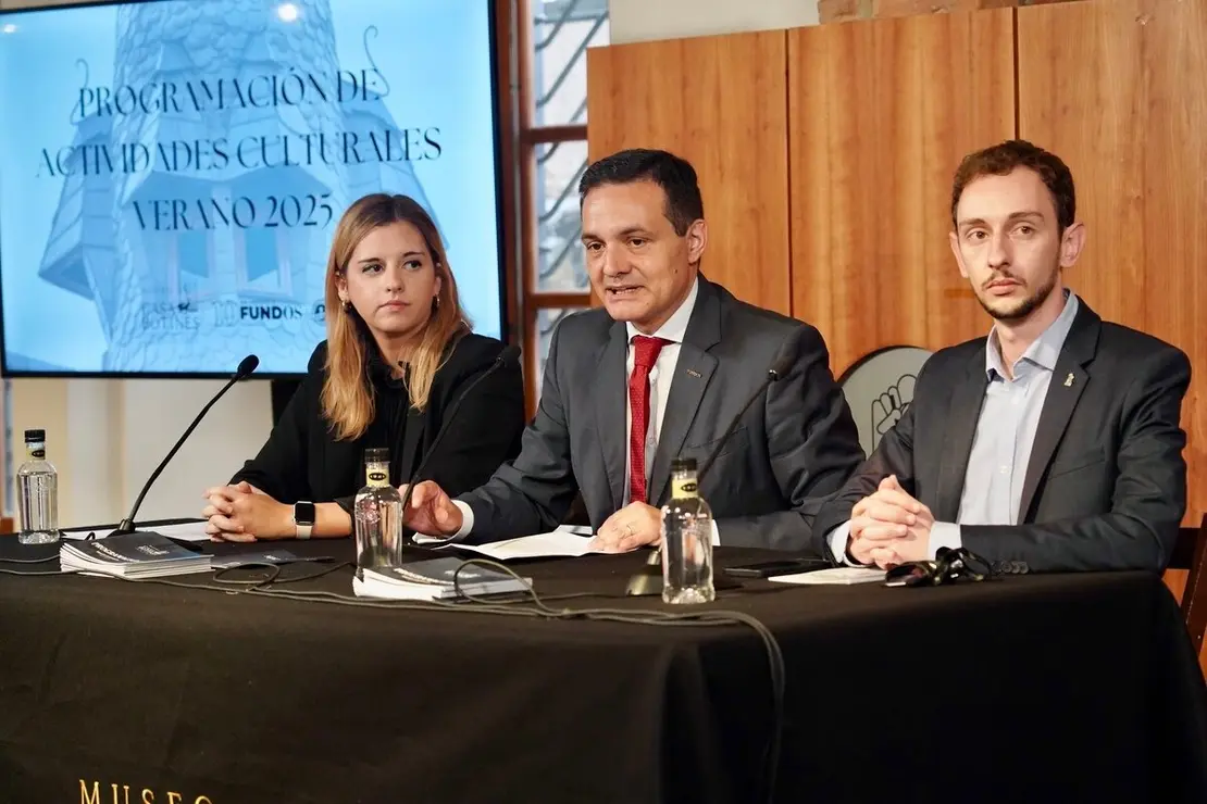 Presentación de las actividades culturales del Museo Casa Botines Gaudí. Foto: Campillo.