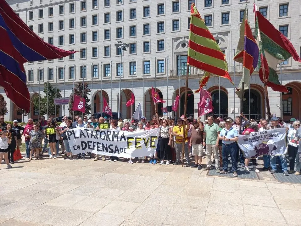 Concentración por Feve en Madrid