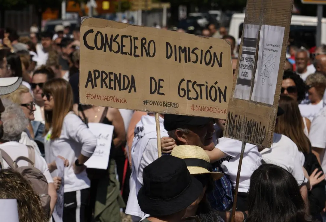 Manifestación de Oncobierzo en Ponferrada.