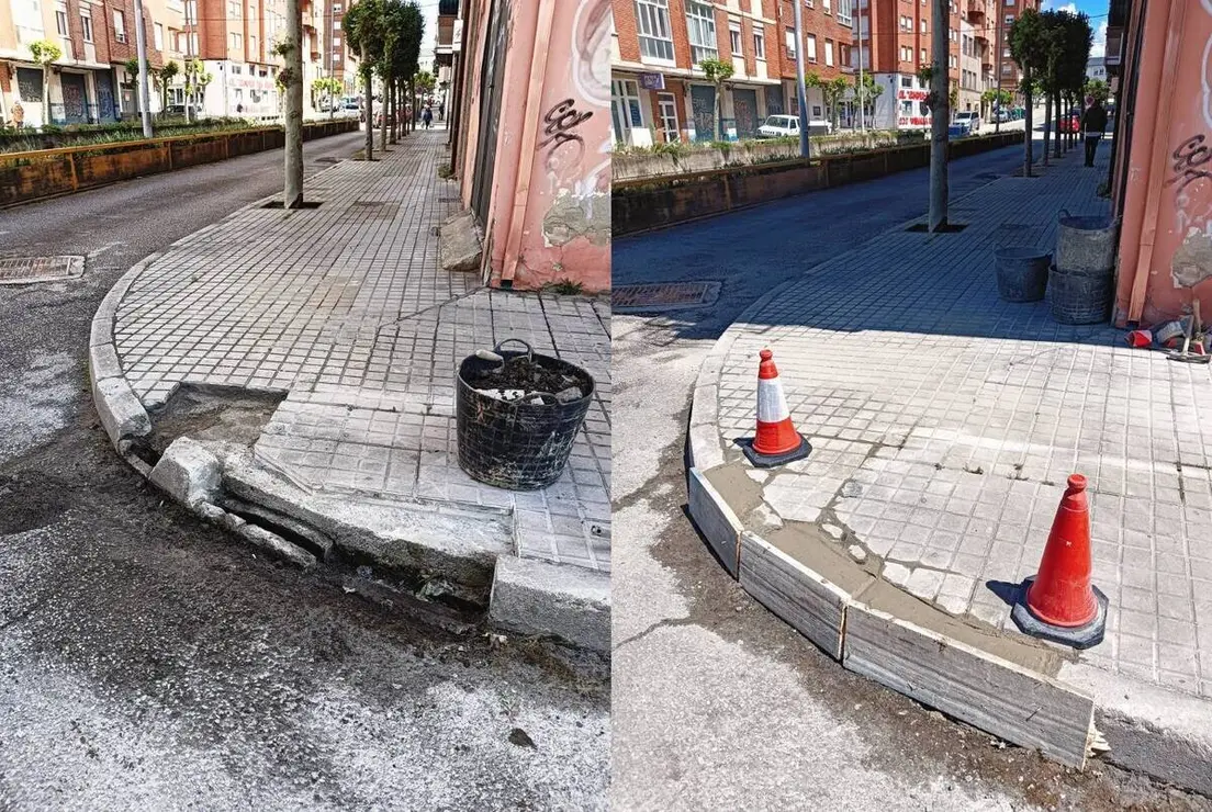 calle Tercio d eFalndes antes y después