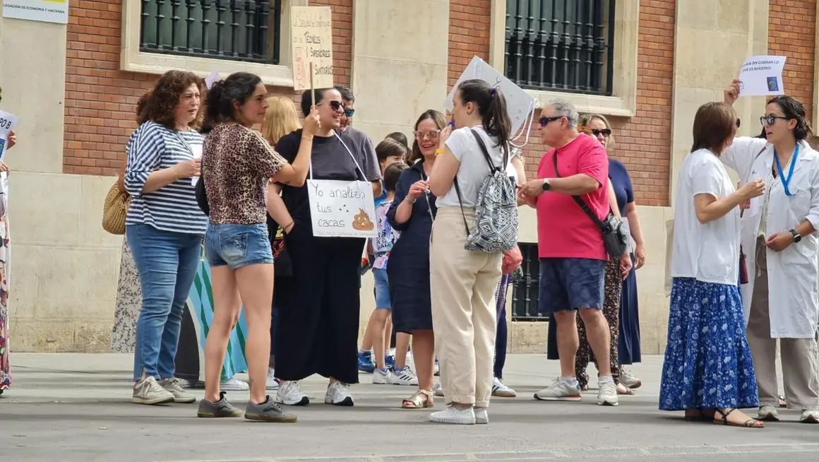 Manifestación técnicos 123